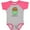 Baseball Heather and Hot Pink, variant on Inktastic Little Spud Green Boys or Girls Baby Bodysuit