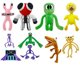 thumbnail image 2 of Juguetes de peluche de arcoíris Friends para niños, muñeco de peluche de monstruo Kawaii de animación, juego de dibujos animados de rol, Juguetes de marionetas para niños, regalos de Navidad, 30cm, 2 of 6