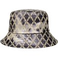 thumbnail image 3 of CoCopeaunts Women Men Bucket Hat Cotton Foldable Fisherman Hat Rhombus Stripes Sunscreen Cap Summer Outdoor Anti-Ultraviolet, 3 of 8