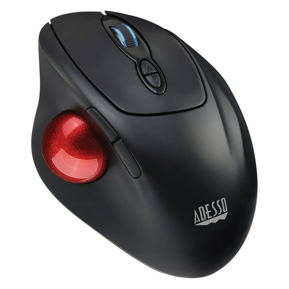 Adesso iMouse T30 Vertical Ergonomic Wireless Optical Mouse, Black, New, 1 Count