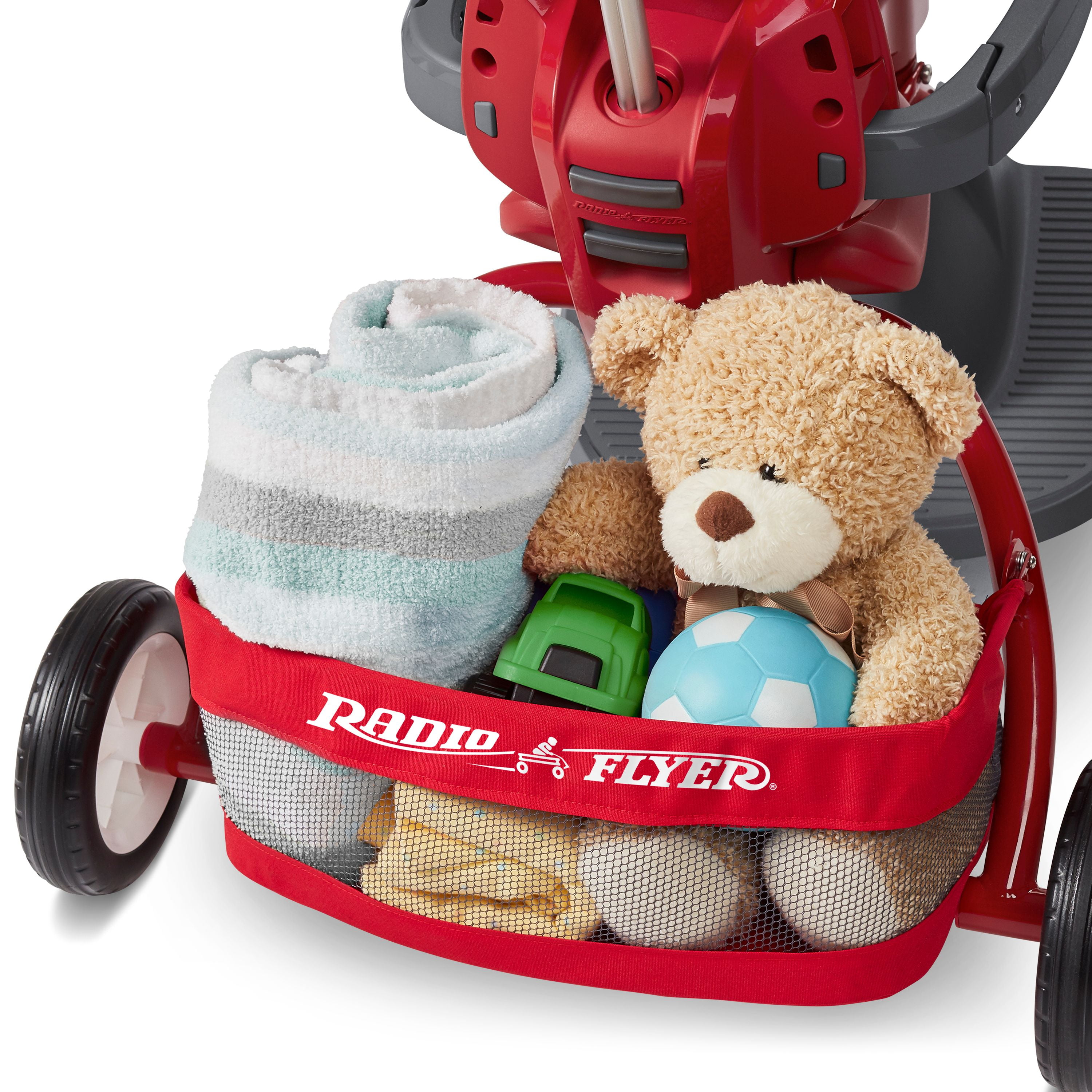 Radio Flyer, EZ Fold 4-in-1 Stroll 'n Trike, Folding Trike, Red - 3