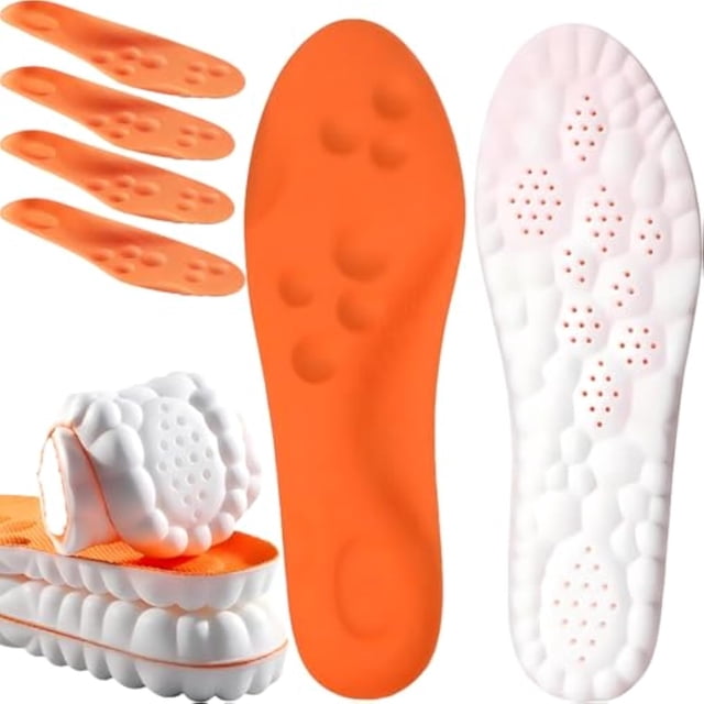 2 Pares Plantillas 4D de Nube para Hombre y Mujeres, Plantillas de Nube de Memory Foam Antifatiga