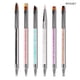 thumbnail image 5 of Vogacara Juego de 6 brochas para uñas, pintura de colores, elegante polvo con incrustaciones de cristal, bolígrafos de flores, mango antideslizante, Juegos de manicura Vogacara  CE012207-00, 5 of 6