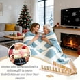 thumbnail image 3 of 46" de Madera Knitting Loom para Mantas DIY, Marco de Tejido Ajustable para Estambre Grueso, 3 of 7