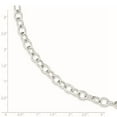 thumbnail image 5 of Auriga Fine Jewelry 925 Sterling Silver Cable 6.75mm Bracelet 7.5inch for Women, 5 of 6