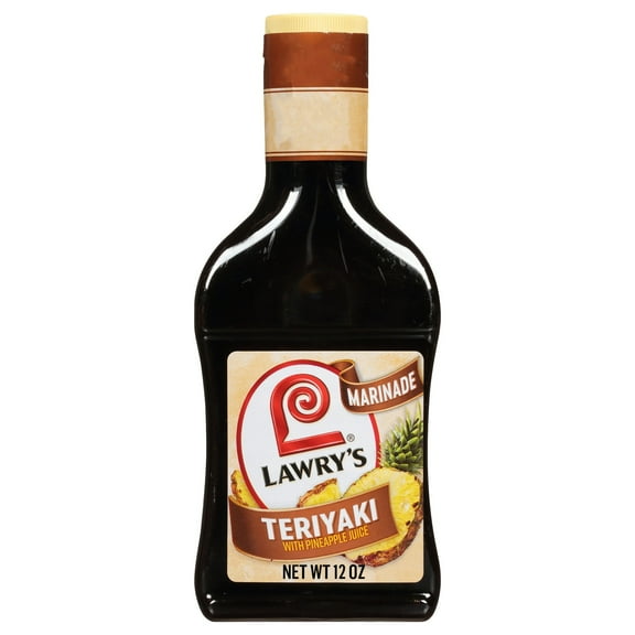 Lawry's Teriyaki With Pineapple Juice Marinade 12 fl oz Bottle (Pack of 6)
