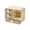 🥝 Yellow_Hot#559, variant on Desktop Storage Box Organizer Multi-Drawer Plastic Storage Cabinet White Yellow 19.3x15.8x12cm for Desktop Cosmetics StationeryOffice Dorm