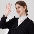 thumbnail image 5 of Womens Detachable Dickey Collar Half Shirt Blouse Collar Fake False Collar Dickies, 5 of 9