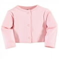 thumbnail image 4 of Touched by Nature Baby and Toddler Girl Organic Cotton Dress and Cardigan 2pc Set, Coral Garden, 9-12 Months, 4 of 4