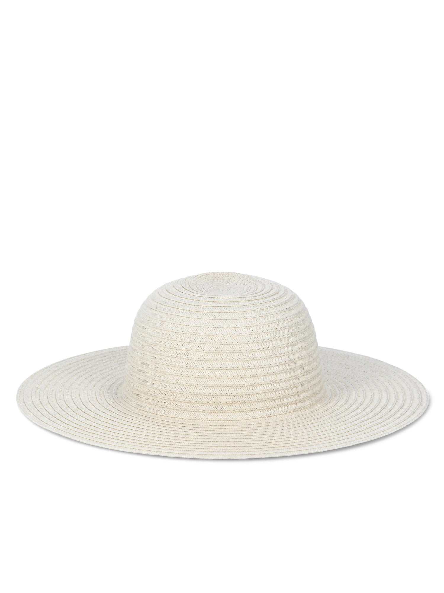 Time and Tru Women’s Floppy Hat, Light Natural, One Size Fits Most