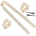 thumbnail image 4 of Rizadores sin calor con pinzas y diadema para cabello largo, set de rizadores sin calor para usar durante la noche., 4 of 5
