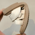 thumbnail image 5 of HAOTAGS Girl's Sandals, Walking Hiking Hook and Loop Adjustable Open Toe Soft Sole Leisure Shoes for Beach White 3 T, 5 of 9