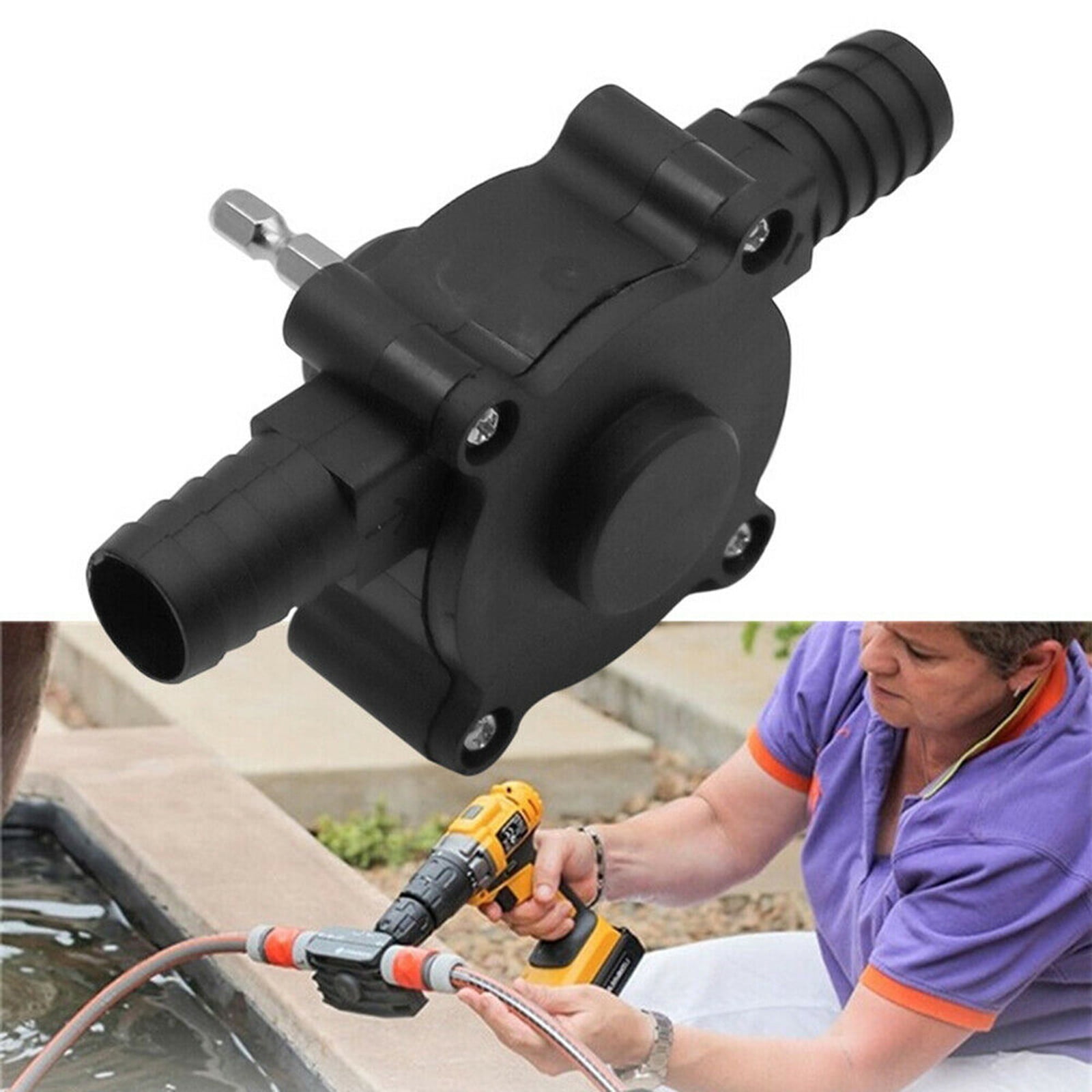 Electric Drill Accessories.Portable Dc Pumps Etc. Self-Priming Centrifugal Pumps，for Pumping Water Household Small Water Pump Swimming Pool Electric Drill Drive