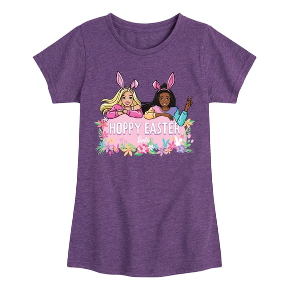 Barbie - Easter - Hoppy Easter - Toddler And Youth Girls Short Sleeve Graphic T-Shirt