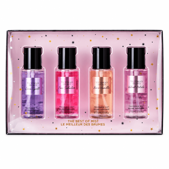 Victoria's Secret Fragrance Mist Collection 4 Piece Mini Mist Gift Set