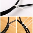 thumbnail image 5 of Clearance! Fdelink Nylon Ties Cable Ties UV Weather Resistant Nylon Resistant Wrap Zip Ties Pack Black 101 Pcs White, 5 of 6