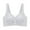 Light Blue, variant on QASIEATN Bras for Women Fashion Wireless Supportive Full Coverage Bras Women's Brassieres