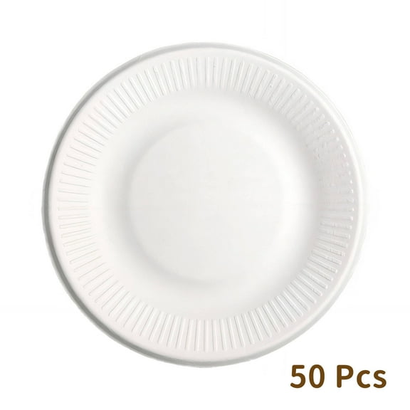 ACDANC 50Pcs Paper Plates Food-Grade Safe Dessert Plates,Environmentally Friendly Disposable Dessert Plates for Parties and Gatherings,5in