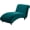 Green, variant on Stretch Chaise Lounge Cover Indoor, Printed Armless Chaise Chair Slipcover Furniture Protector Recliner Sofa Covers for Living Room Machine Washable (Light Grey)