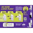 thumbnail image 2 of Snug Plug 9859656, 15A 110V Electrical Outlet 25 Piece Pack, 2 of 6