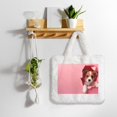 thumbnail image 5 of Salouo Puppy Peeking Through Pink for Plush Underarm Bag,Soft Tote Bag Ladies Fluffy Shoulder Bag Women Furry Tote Bag Plush Handbag for Autumn and Winter, 5 of 7