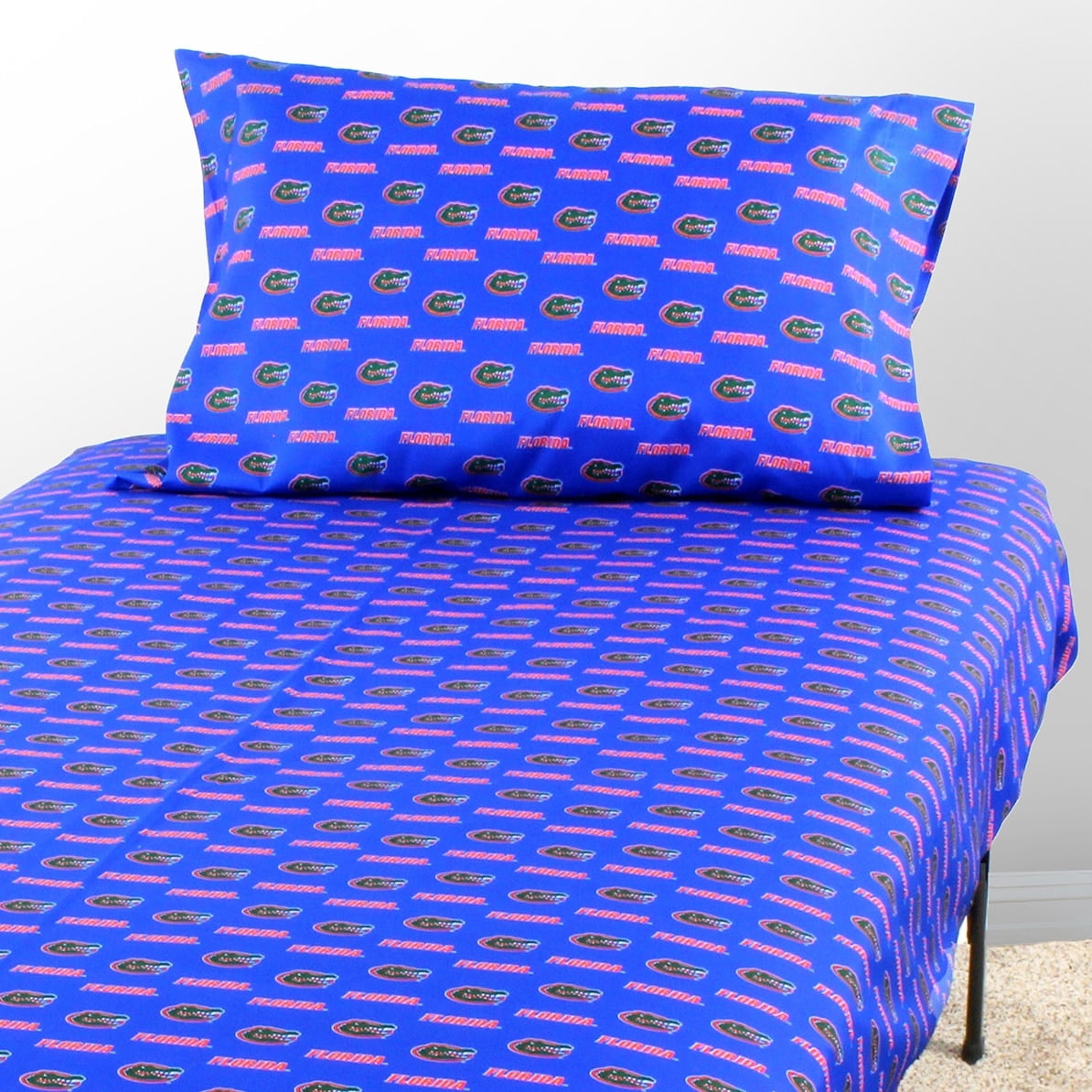 Florida Gators Sheet Set Choose Your Size White Cotton King 299 and Below