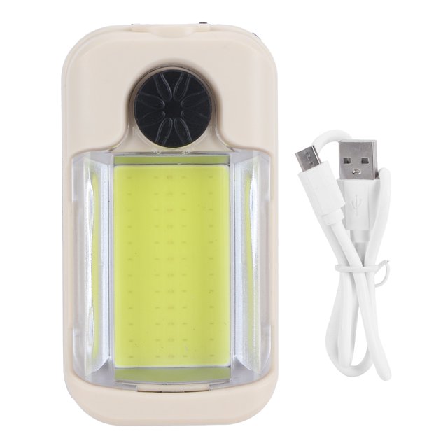 Lámpara de trabajo COB con carga USB, lámpara de inspección multifuncional con base magnética para el hogar