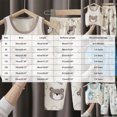 thumbnail image 3 of KPOPLK Boys Pajamas Cotton Pjs 1-10 Years 2 Piece Sleepwear Sleeveless Pjs and Sleep Pant Kids Loungewear Outfit Set,Size 2-3 Years, 3 of 4