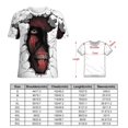 thumbnail image 2 of Attack On Titan T-Shirt for Women Casual Printed Tee Stylish Soft Graphic Shirts Top Short-Sleeve Outfit 2XL, 2 of 8