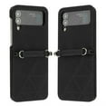 thumbnail image 4 of Allytech for Samsung Galaxy Z Flip 3 Case 2022, Business Style Premium PU Leather Shockproof Protective Case for Men Women Slim Case for Galaxy Z Flip3 2021, Black, 4 of 6