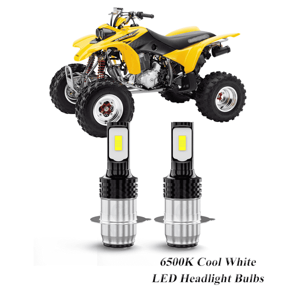 Compatible with Honda Sportrax 400 1999-2008 ,2-Pack H6 H6M Led Headlight Bulbs Motorcycle Bulb,1700lm 6500K Cool White, 12v-24v DC