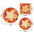 thumbnail image 2 of DIYASY 96 PackITSC&nbsp;Thanksgiving Paper Plates and Napkins, Fall Disposable Plates Dinnerware Heavy Duty Dessert Dinner Plate for 24 Guests Party Supplies, 2 of 3