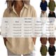 thumbnail image 3 of Neewe Womens Cotton Linen Button Shirts,Lapel Collar Long Sleeve Blouses Casual Collared Loose Fit Tops, 3 of 6