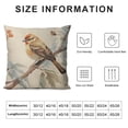 thumbnail image 6 of Nawypu Throw Pillow Covers Baby Sparrow Bird 2pcs Sofa Pillow Covers A Hand Watercolor Painted On White Background Of Cute Brown Baby Sparrow Bird Sitting On A Branch Cushion Cases, 6 of 6