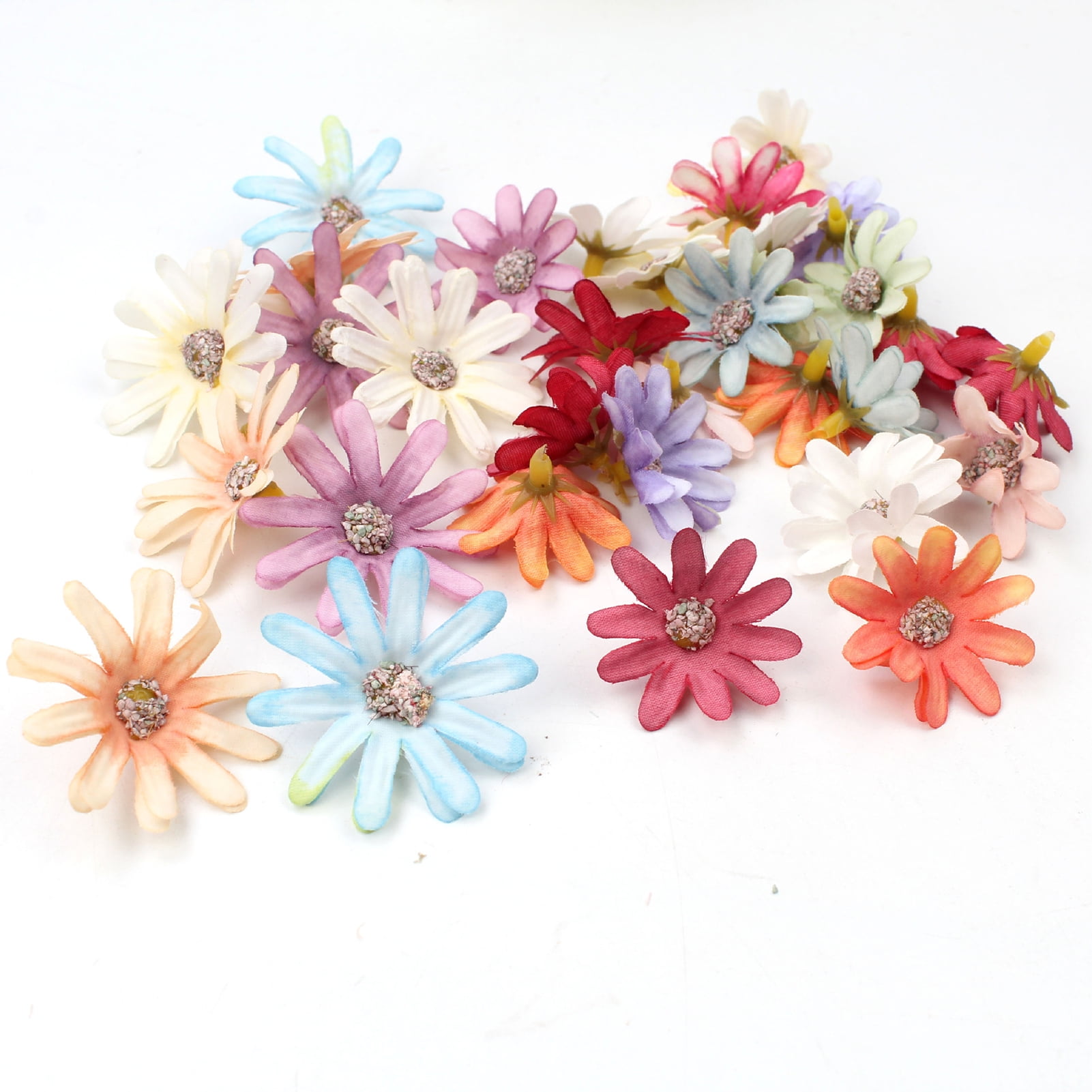 Windfall 5PCS Artificial Daisy Decor DIY Flower Decoration for Home Wedding  Party Car Corsage Decoration Fake Flowers Easy to Maintain Simulation  Flower Home Decor 