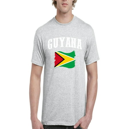 Guyana Flag Mens Short Sleeve T Shirt