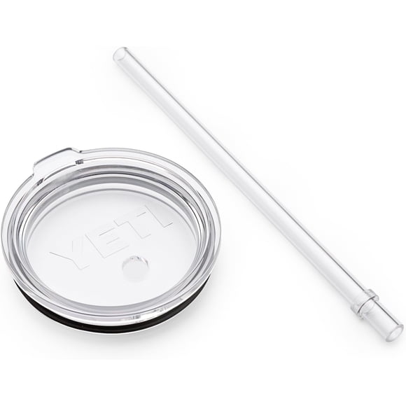 YETI Rambler Replacement Lid with Straw, Fits 16 & 20 oz Stackable, 20 oz Tumbler, 24 oz Mug, 25 oz Straw Mug