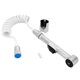 thumbnail image 1 of Cabezal de ducha rociador de bidé de baño de mano con galvanoplastia ABS con tubo de resorte G1/2 BSP, 1 of 8