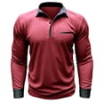 thumbnail image 1 of Besolor Men's Long Sleeve Shirts Casual Loose Athletic Work Business Button down Collared Lightweight Tops Blouse, 1 of 4