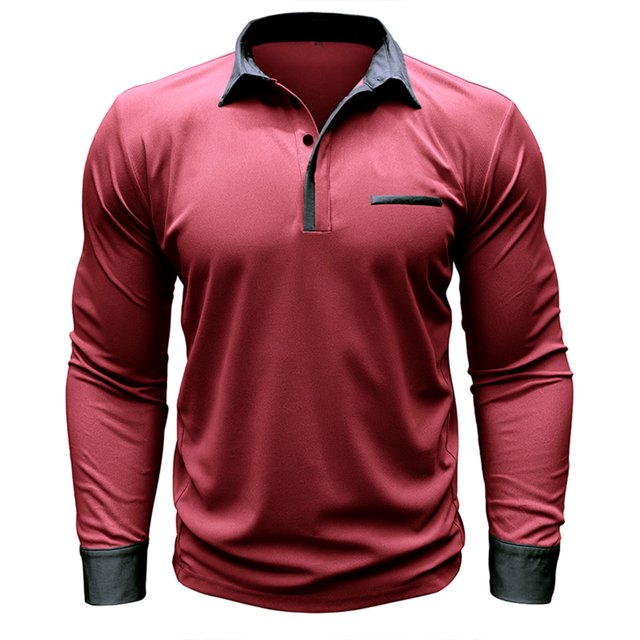 Besolor Men's Long Sleeve Shirts Casual Loose Athletic Work Business Button down Collared Lightweight Tops Blouse