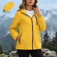 thumbnail image 2 of Lenago Women's Multi-Pocket Waterproof Hooded Hiking Trekking Jacket, 2 of 9