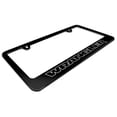 thumbnail image 3 of Jeep Wrangler Outline Black Metal License Plate Frame, 3 of 8