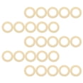 thumbnail image 1 of Unpainted Wooden Rings for DIY Ring Crafts Wood Rings 25Pcs Pack, 1 of 5
