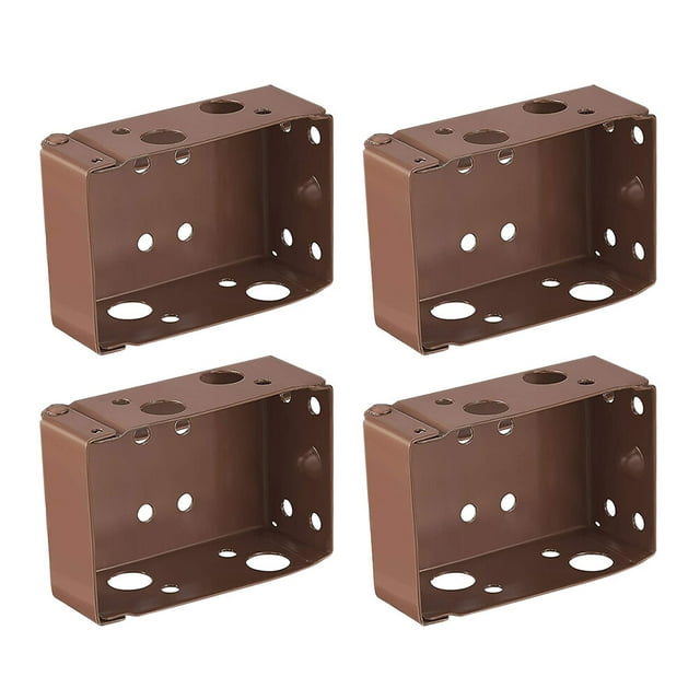 EeaseMX 4 piezas de accesorios para persianas enrollables, soportes de montaje para persianas enrollables, accesorios para persianas enrollables