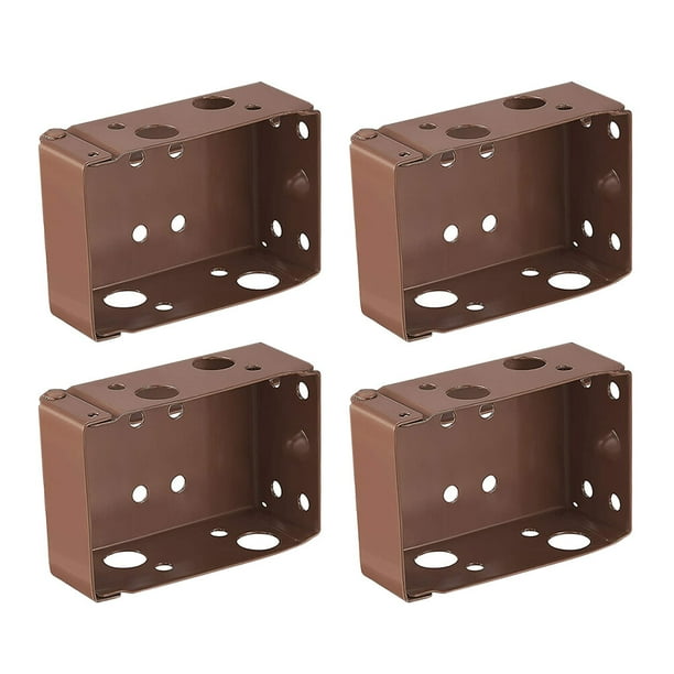 EeaseMX 4 piezas de accesorios para persianas enrollables, soportes de montaje para persianas enrollables, accesorios para persianas enrollables