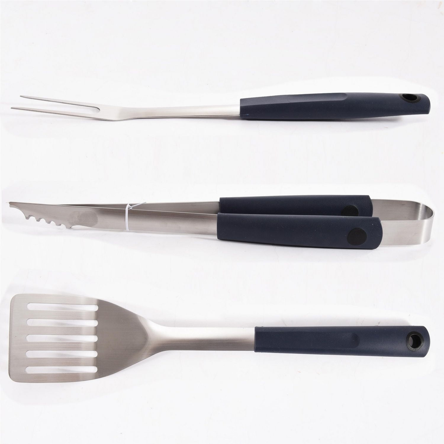 Mainstays 3 Piece Stainless Steel BBQ Set, BBQ Set