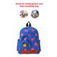 thumbnail image 2 of Bolsa para la escuela Bolsos de escuela para niños Lienzo Lindo Patrón de estrella Mochila de viaje Niños Kindergarten Mochilas con monedero azul oscuro 1 1, 2 of 5