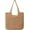 Khaki, variant on Pleneal Straw Beach Bags for Women - Women Beach Handmade Woven Tote Bag, Summer Mesh Hollow Shoulder Bag for Holiday