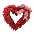 thumbnail image 2 of HOMYL Heart Shaped Wreath for Front Door Sign Romantic Party Valentines Day Wreath Type C, 2 of 8
