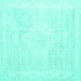 thumbnail image 1 of Ahgly Company Indoor Square Persian Turquoise Blue Traditional Area Rugs, 4' Square, 1 of 4